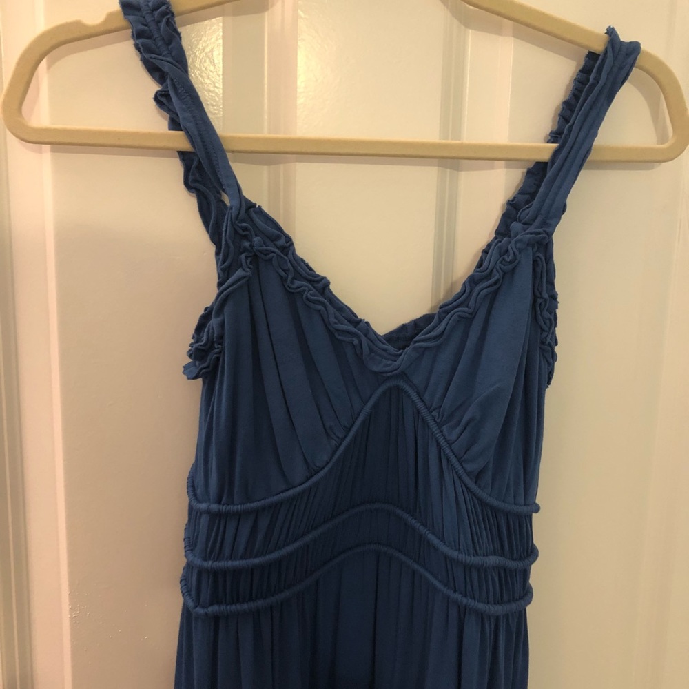 Long maxi royal Blue max studio dress